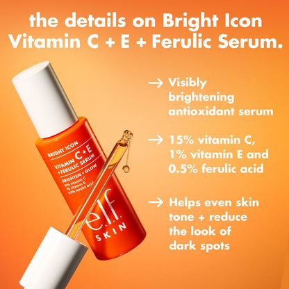 E.l.f Skin Vitamin C + E + Ferulic Serum - Zine Beauty Shop