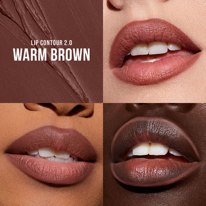 Huda Beauty Lip Contour Mini Duo Yummy Browns - Zine Beauty Shop
