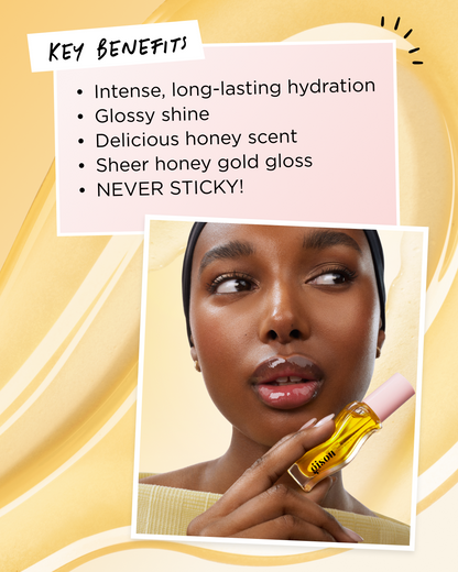 Gisou Honey Infused Hydrating Lip Oil - Zine Beauty Shop