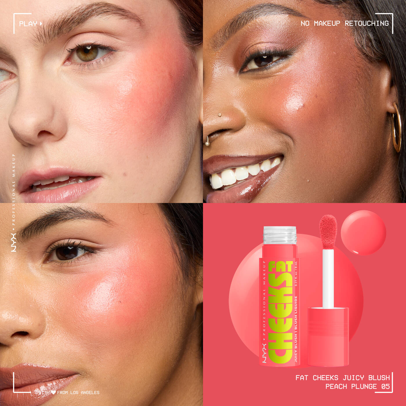 NYX FAT CHEEKS JUICY BLUSH