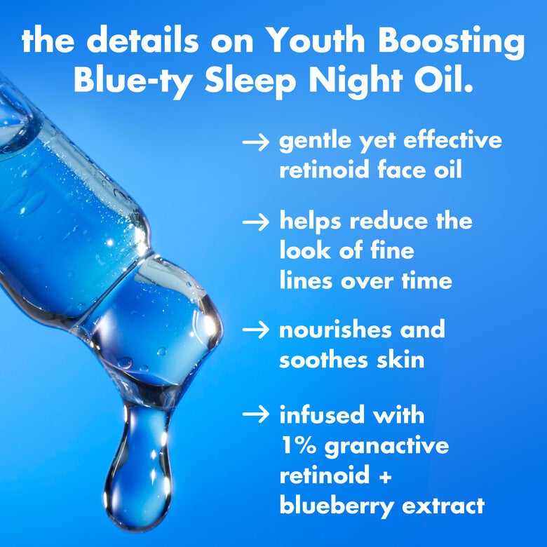 Elf Skin Youth Boosting Blue-ty Sleep Night Oil - Zine Beauty Shop