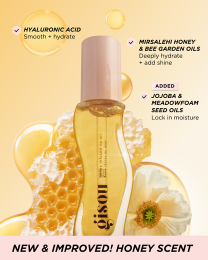 Gisou Honey Infused Hydrating Lip Oil - Zine Beauty Shop
