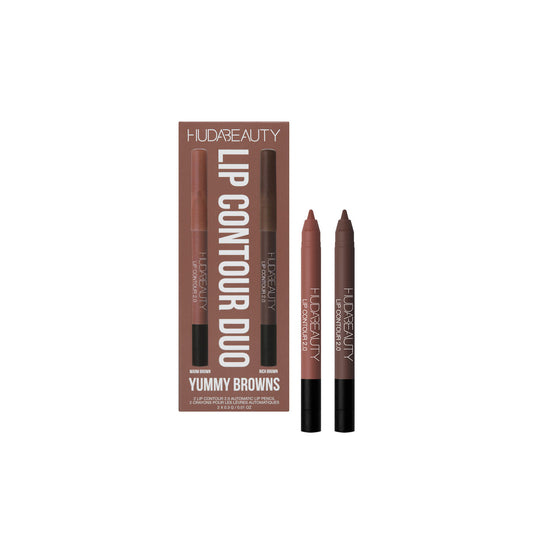 Huda Beauty Lip Contour Mini Duo Yummy Browns