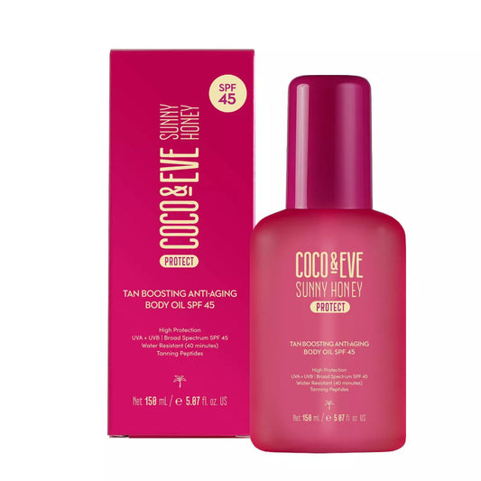 Coco & Eve Tan Boosting Anti-Aging Body Oil SPF50