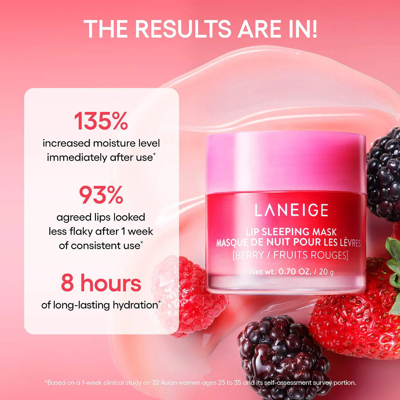 LANEIGE Lip Sleeping Mask Intense Hydration with Vitamin C 20g