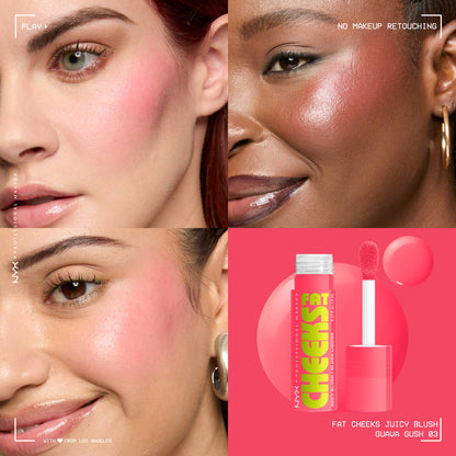 NYX FAT CHEEKS JUICY BLUSH - Zine Beauty Shop