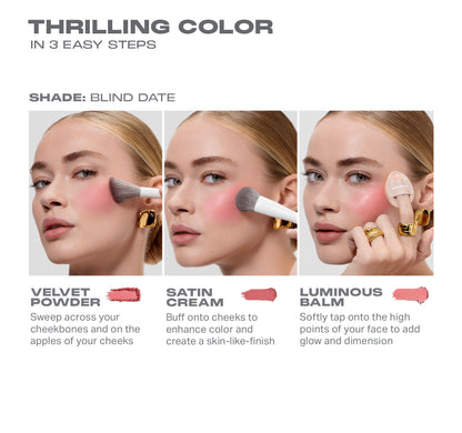 Morphe Cheek Thrills Multi-Finish Face Trio - Zine Beauty Shop