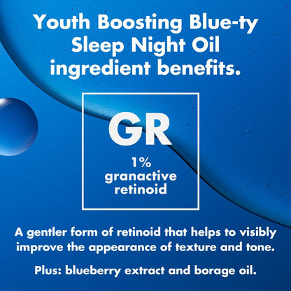 Elf Skin Youth Boosting Blue-ty Sleep Night Oil - Zine Beauty Shop