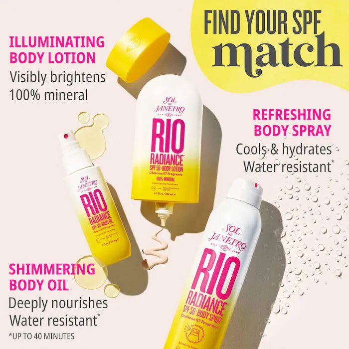 Sol de Janeiro Rio Radiance™ SPF 50 Loción Corporal Mineral Protector Solar con Niacinamida