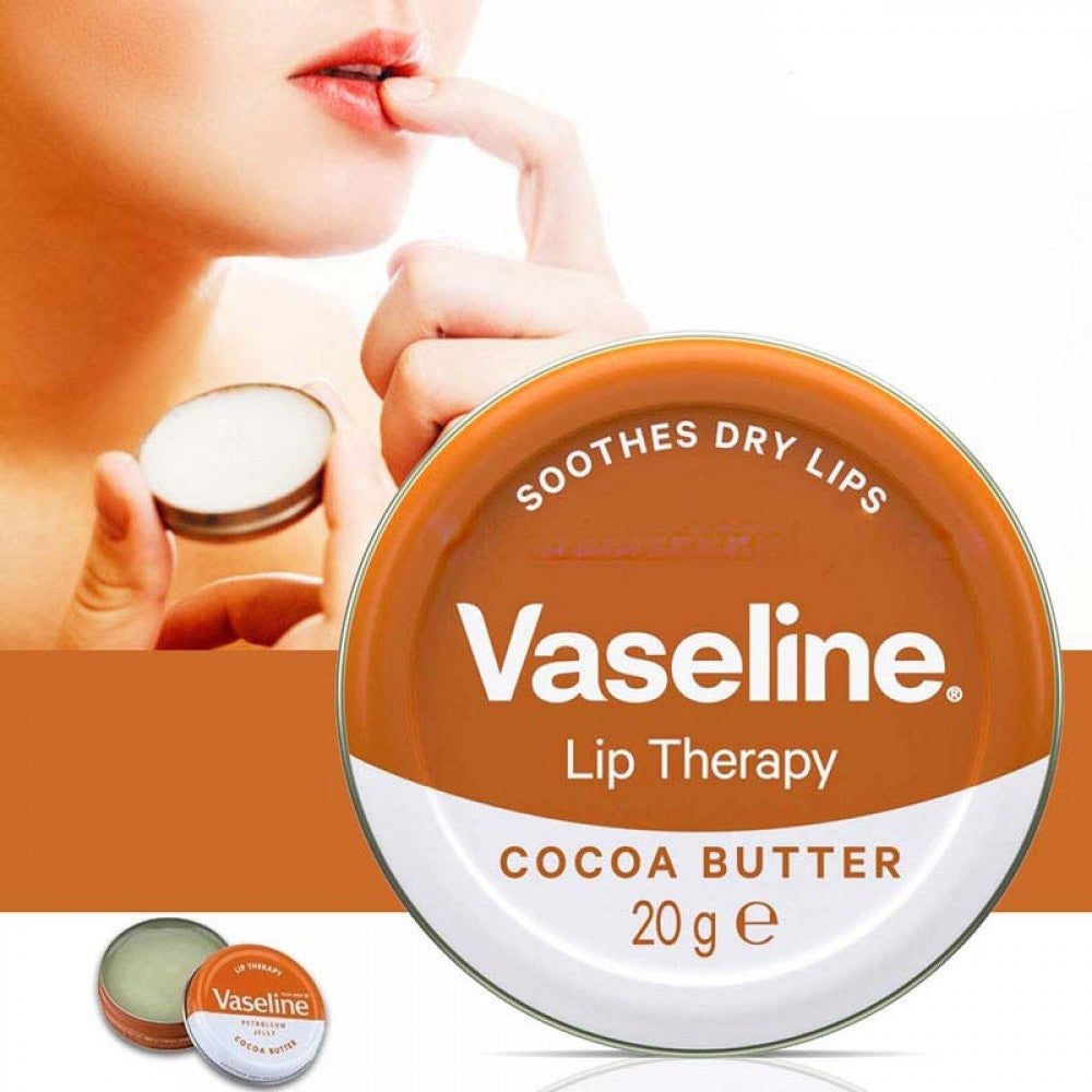 Vaseline Lip Therapy Cocoa Butter 20g