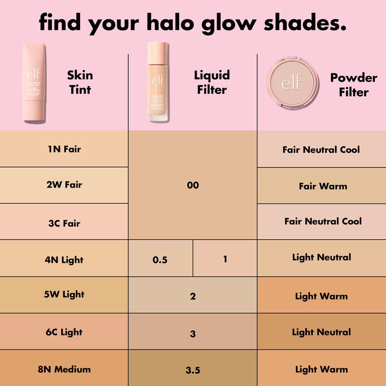 Elf Halo Glow Skin Tint SPF50 30ml
