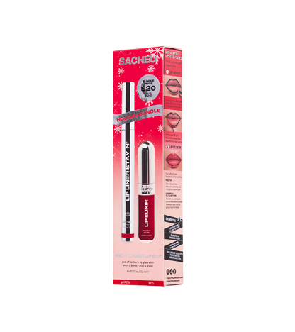 Sacheu RED - Y OR NOT Holiday Lip DUO - Zin Beauty Shop - Zine Beauty Shop