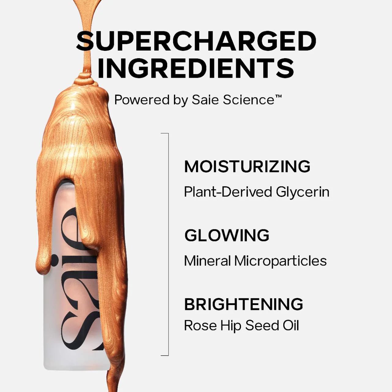 Saie Glowy Super Gel Lightweight Dewy Multipurpose Illuminator - Zin Beauty Shop - Zine Beauty Shop