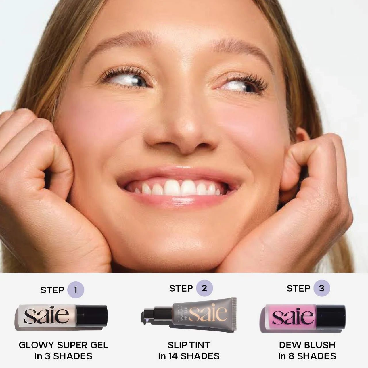 Saie Glowy Super Gel Lightweight Dewy Multipurpose Illuminator - Zin Beauty Shop - Zine Beauty Shop