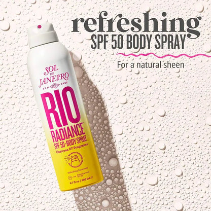 Sol de Janeiro Rio Radiance™ SPF 50 Body Spray Sunscreen with Niacinamide 200ml - Zin Beauty Shop - Zine Beauty Shop
