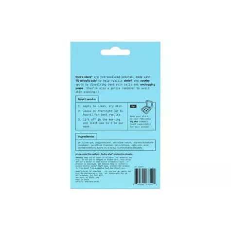 Starface Hydro - Star + Salicylic Acid Patches 32 - Zine Beauty Shop - Zine Beauty Shop