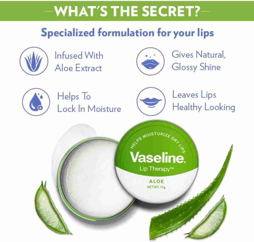 Vaseline Lip Therapy Aloe 20g - Zin Beauty Shop - Zine Beauty Shop