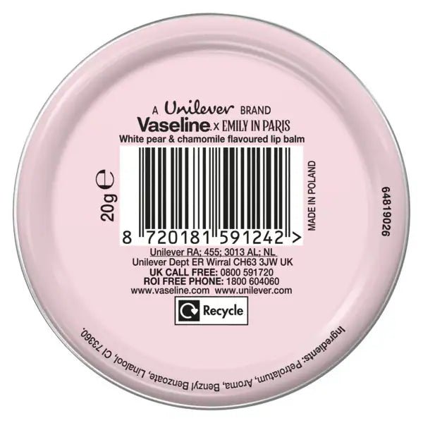 Vaseline X Emily in Paris Limited Edition Lip Tin 20G - Zin Beauty Shop - Zine Beauty Shop