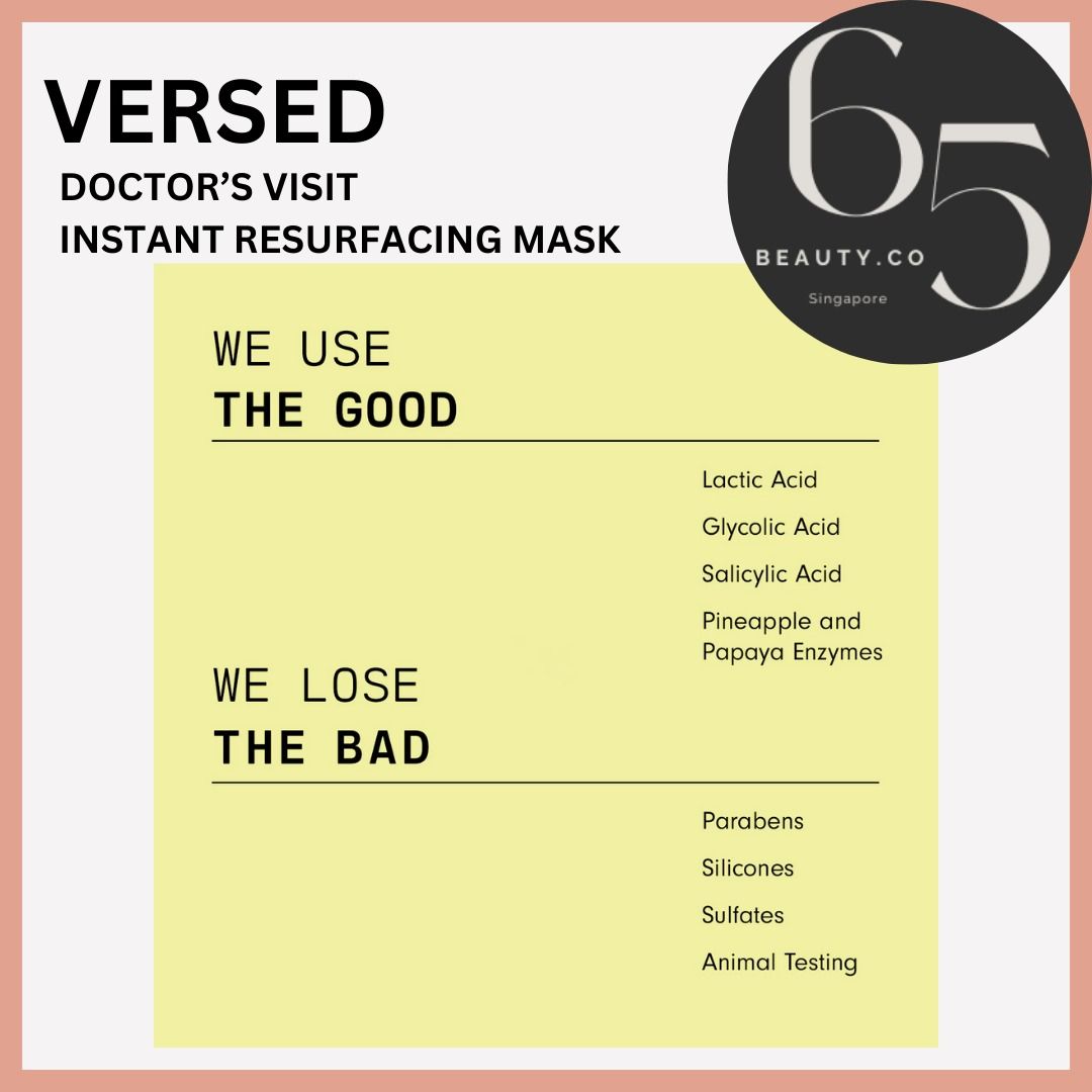 Versed Doctor's Visit Instant Resurfacing Mask 50ml - Zin Beauty Shop - Zine Beauty Shop